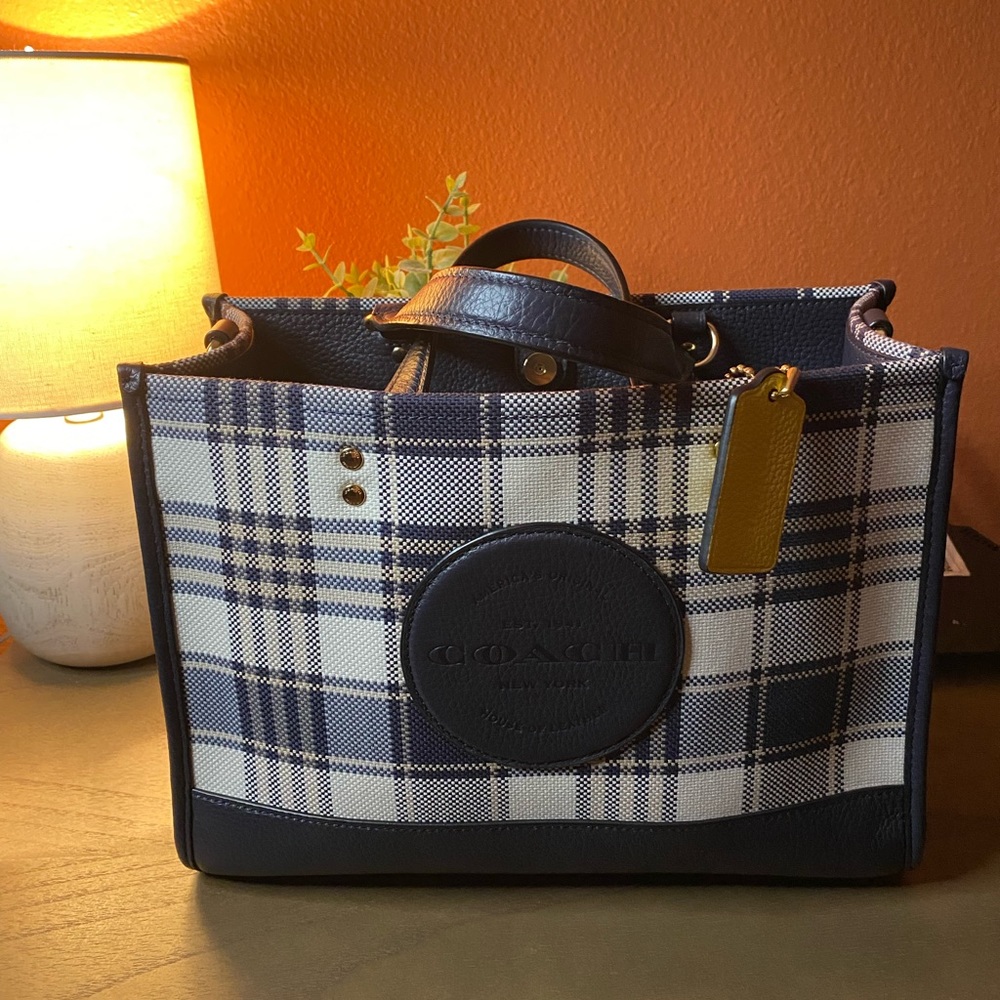 Coach Dempsey tote - plaid